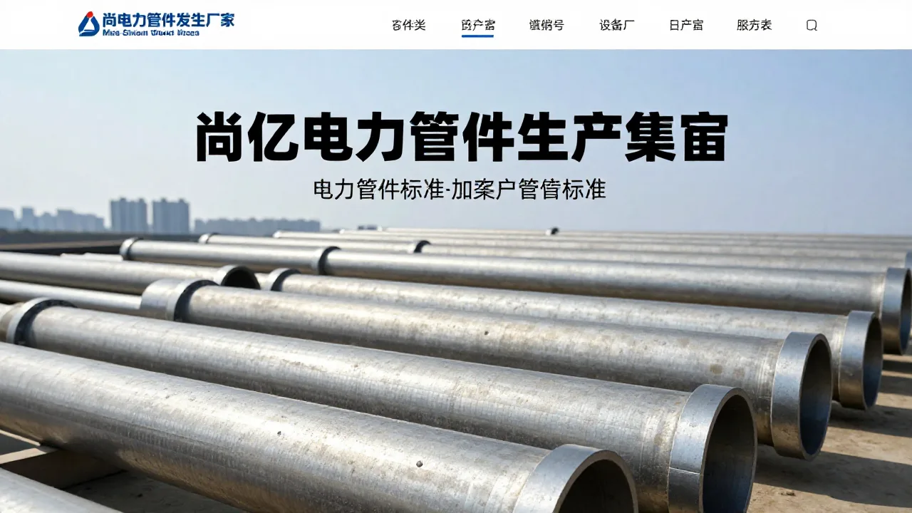 电厂管件 首页主视觉